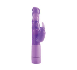 Power Jumper Vibrator Waterproof 4.75 Inch Purple